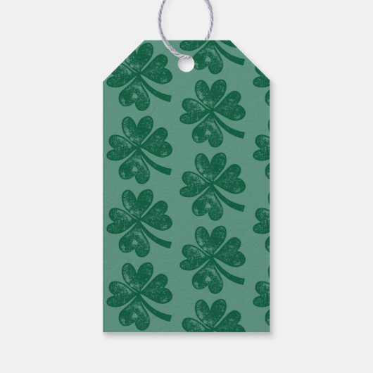 Lucky Clover Hand Lettered Gift Labels Cadeaulabel (Achterkant)