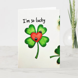Lucky Clover Hartelijke Kaart