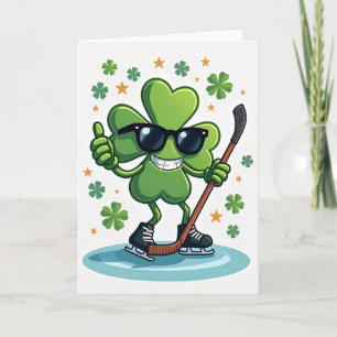 Lucky Clover Hockey Ster Kaart