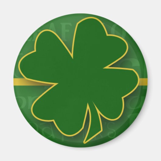 Lucky Clover Magnet Magneet (Voorkant)
