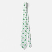Lucky Clover Motif Cravate pour le travail ou les  (Devant)