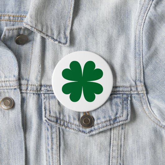 Lucky Clover Patches & Buttonnen Ronde Button 7,6 Cm (In situ)