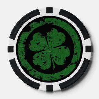 Lucky Clover Poker Chips
