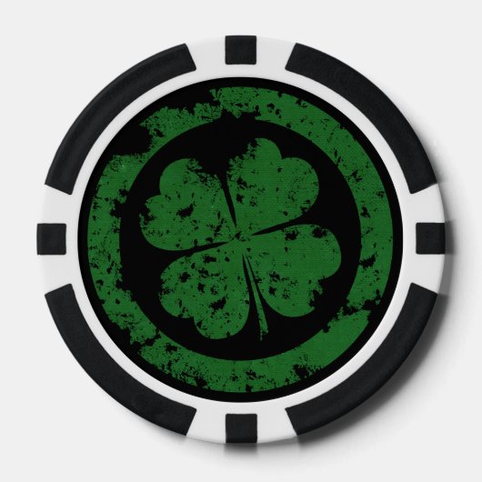 Lucky Clover Poker Chips (Voorkant)