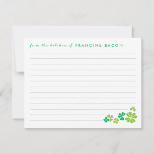 Lucky Clover Recipe Kaart