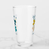Lucky Clover Shamrock St Patrick's day Name Beer Glas (Rechts)
