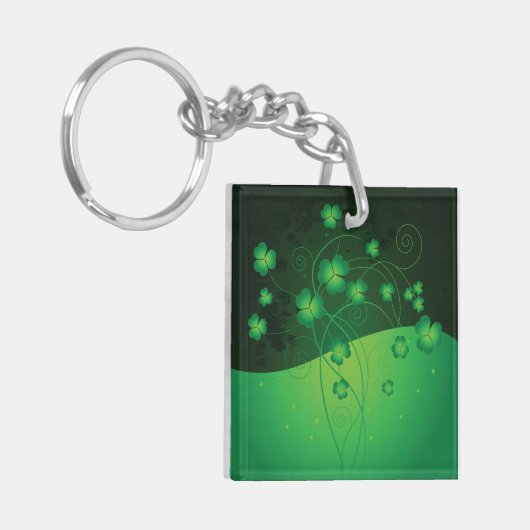 Lucky Clover Sleutelhanger (Voorkant Links)