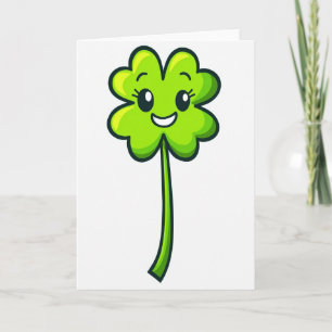 Lucky Clover Smile Kaart