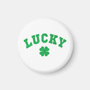 Lucky Clover St. Patrick's Dag Magneet