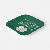  Lucky Clover St Patrick's Day Papieren Bordje (Gebogen)