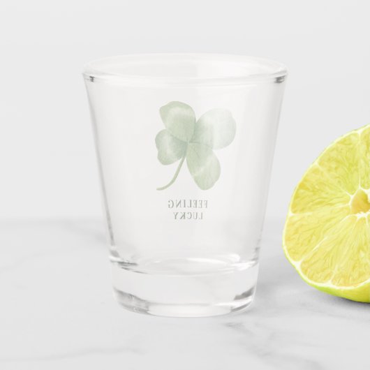 Lucky Clover | St Patrick's Day Shot Glas (Achterkant)