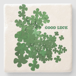 Lucky clover stenen onderzetter