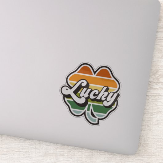Lucky Clover Sticker (Detail)