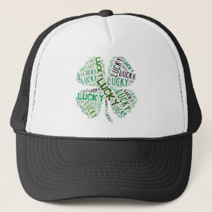 Lucky Clover Woordkunst Trucker Pet