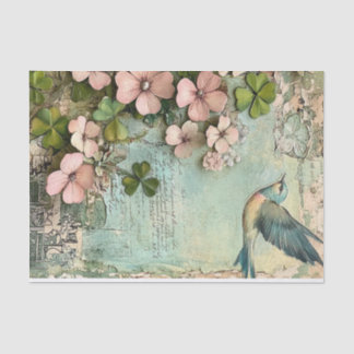 Lucky Clovers & Feathered Friends Tissuepapier