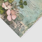 Lucky Clovers & Feathered Friends Tissuepapier (Detail)