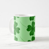 Lucky Clovers-patroon Koffiemok (Voorkant links)