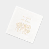 Lucky Clovers Shamrocks Élégants noms Mariage (Gauche)