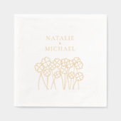 Lucky Clovers Shamrocks Élégants noms Mariage (Recto)