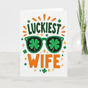 Lucky Clovers Vrouw Kaart
