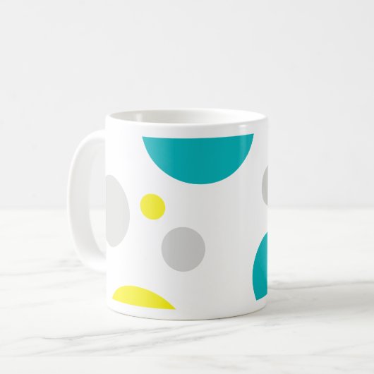 Lucky Colorful Bubbles Koffiemok (Voorkant links)