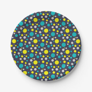 Lucky Colorful Bubbles Papieren Bordje