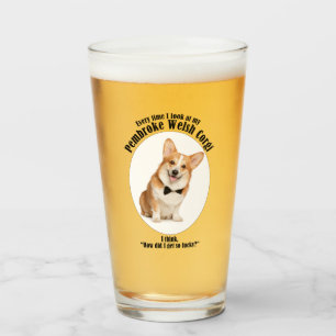 Lucky Corgi Glas