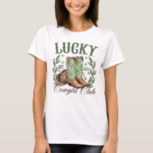 Lucky Cowgirl Club T-shirt