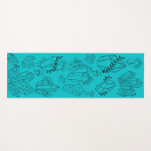 Lucky Crystals Yoga Mat (Voorkant (horizontaal))