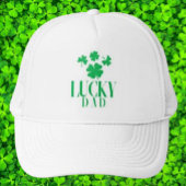 Lucky Dad Trucker Hat – Shamrocks & Stijl Trucker Pet