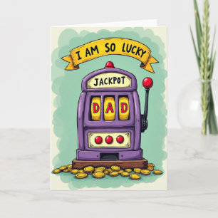 Lucky Dads Game Machine Card Kaart