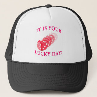 Lucky day met ijsklok trucker pet