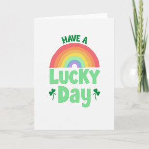 Lucky Day Regenboogkaart Kaart