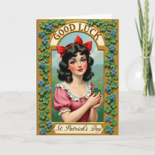 Lucky Day Vintage Portretkaart Kaart
