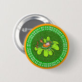 Lucky de Leprechaun Ronde Button 5,7 Cm (Voorkant /achterkant)