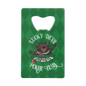 Lucky Devil Poker Club Funny Tasmanian Devil Art (Dos)