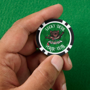 Lucky Devil Poker Club Grappige Tasmaanse Duivel K Chips