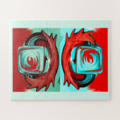 Lucky dice art legpuzzel (Horizontaal)