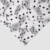 Lucky dice tissuepapier (Detail)