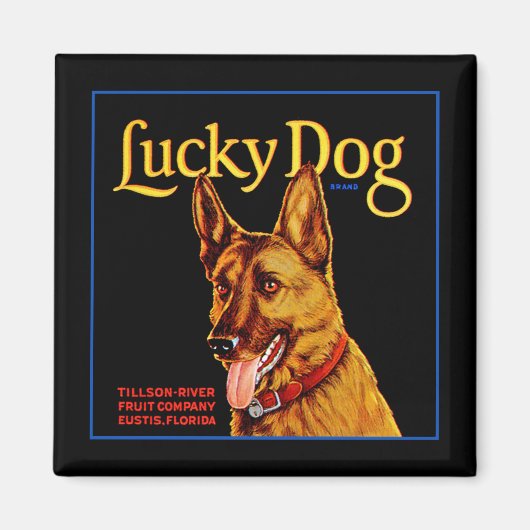 Lucky Dog Magneet (Voorkant)