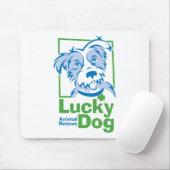 Lucky Dog Mousepad Muismat (Met muis)