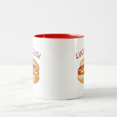 Lucky Dog Summer Cookout Coffee Mok - Funny Hot Do (Center)