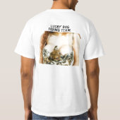 LUCKY DOG VISSEN TEAM T-SHIRT (Achterkant)
