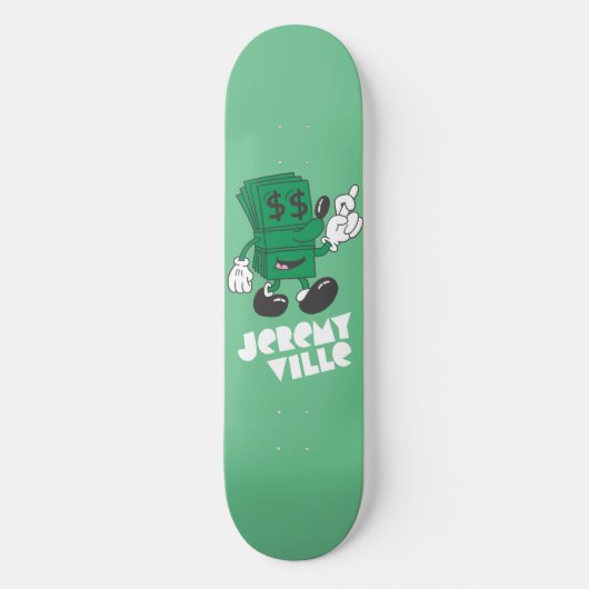 Lucky Dollar Skateboard (Voorkant)