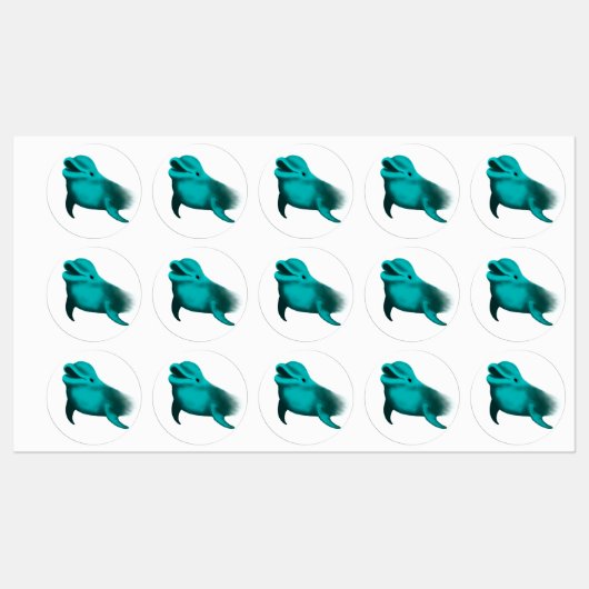 Lucky Dolphin Labels (Vel)