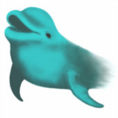 Lucky Dolphin Sticker (Voorkant)