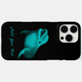 Lucky Dolphin - Voeg Jouw tekst toe Case-Mate iPhone Case (Achterkant (horizontaal))