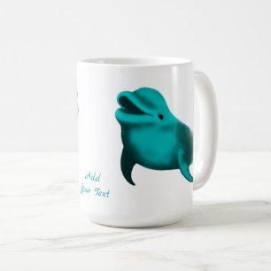 Lucky Dolphin - Voeg Jouw tekst toe Koffiemok