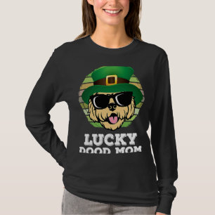 Lucky Dood Ma Cute Dood Retro Sunset St Patricks T-shirt