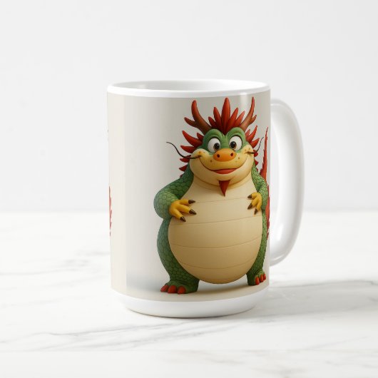 Lucky Dragon Smile Mug (Devant droit)